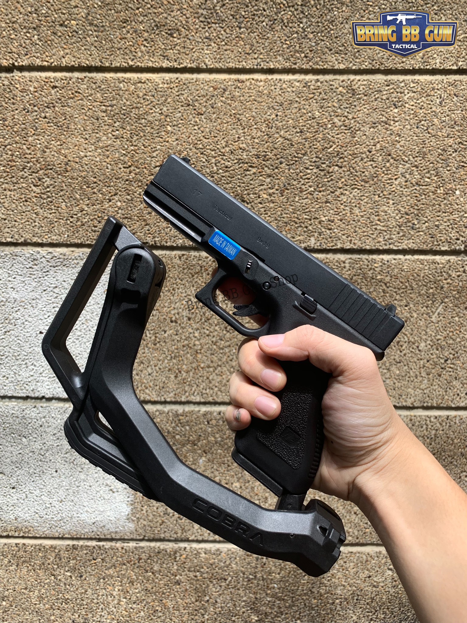 พานท้ายปืนGlock ยี่ห้อ FAB Defence รุ่นCobra (Qucik Deployment Folding Glock Stock)