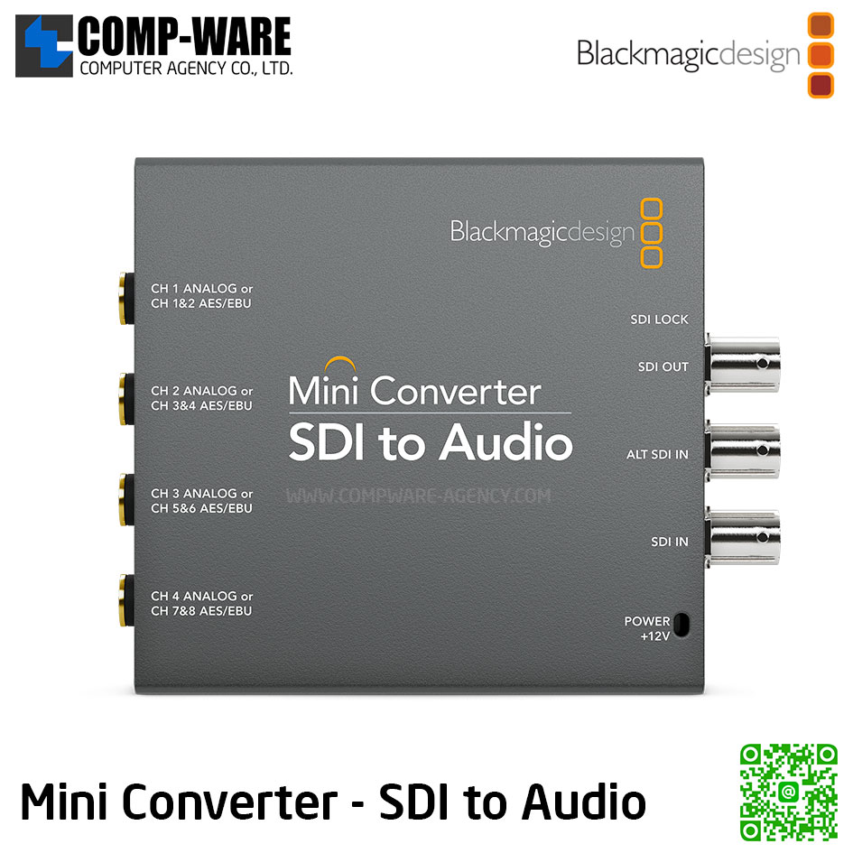 Blackmagic Mini Converter - SDI to Audio
