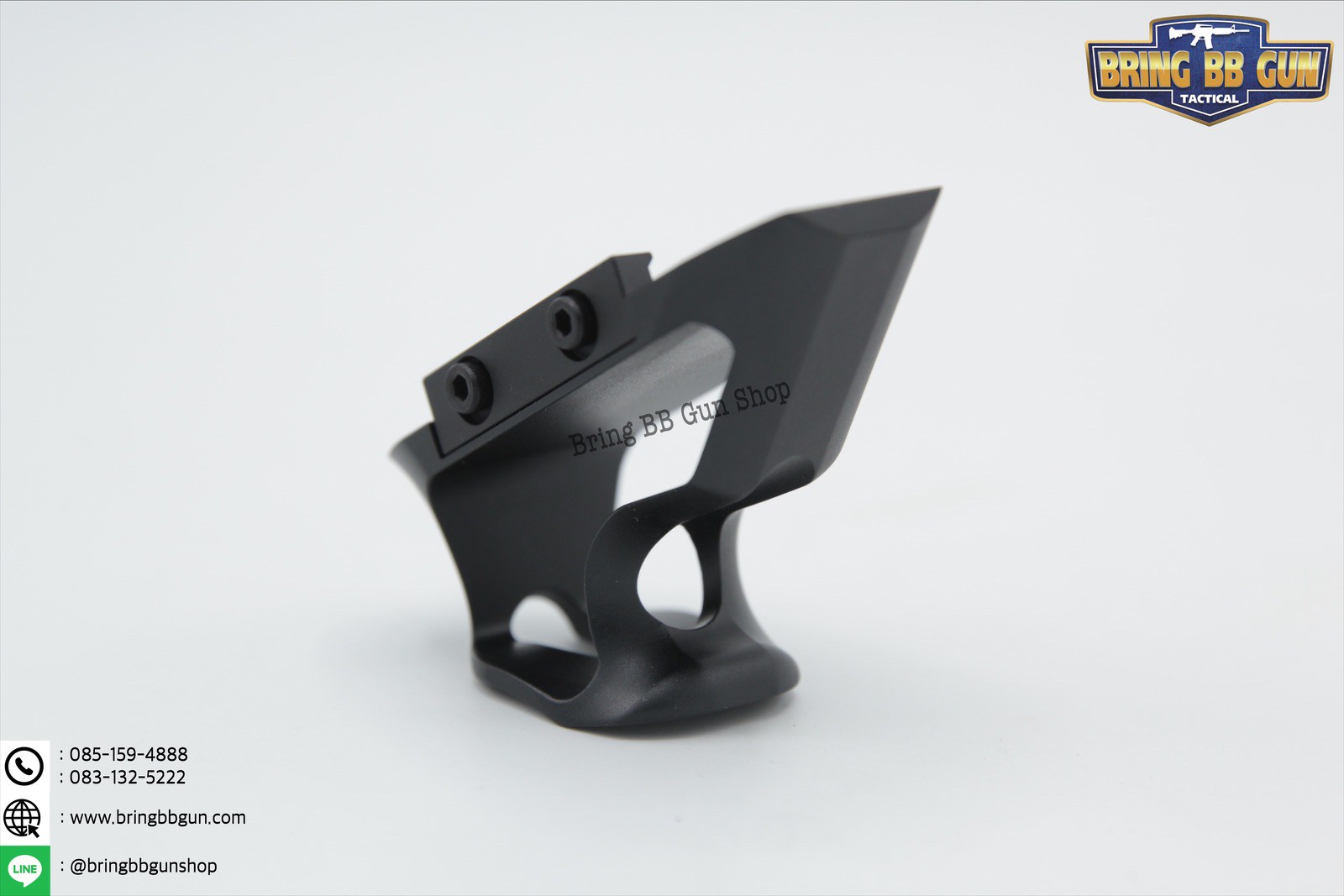 กริ๊ปมือหน้า Fortis (Front Grip Fortis) รุ่น สั้น ระบบราง Picatinny (ราง22มิล)