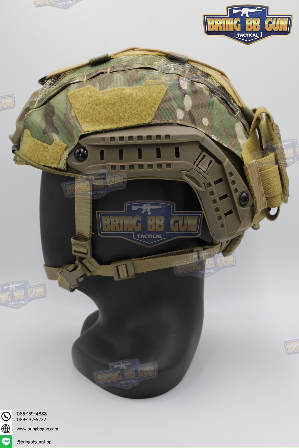 ผ้าคลุมหมวกฟาส ทรง Agilite Gen4 (ผ้าคลุมหมวกฟาส-ตาข่าย) (Mesh Fast Helmet Cover) (Fast Helmet Cover Gen4) (OPS-Core Helmet Cover)