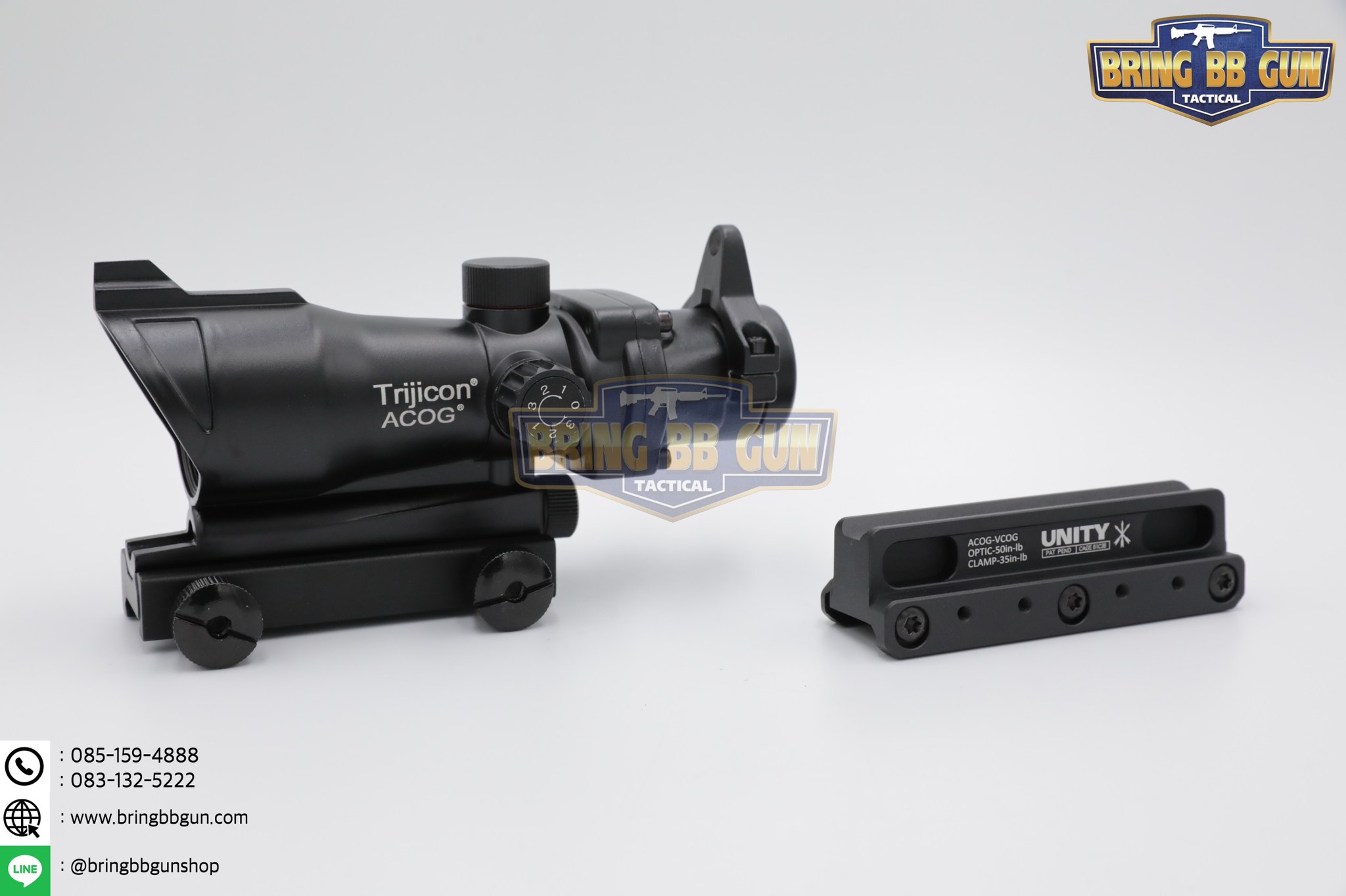 ดอท Acog + ขาจับดอทAcog Unity (Trijicon Acog + Unity FAST™ COG Series Mount) (ดอท Trijicon Acog + Unity FAST COG Series Mount) (เรทดอท Acog + ขา Unity) (Acog + ขายกสูง)