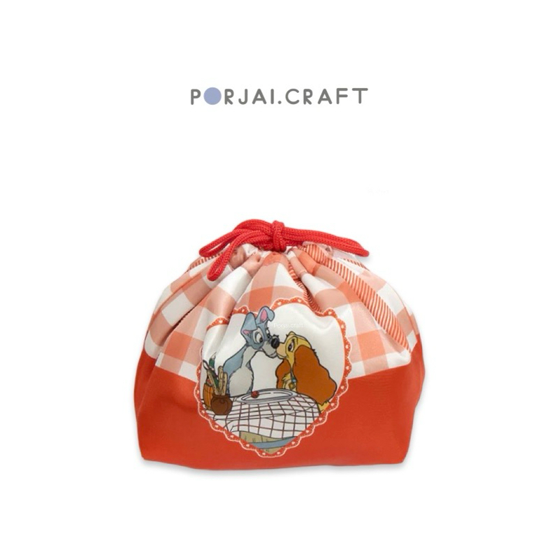 ถุงหูรูด Lady And The Tramp Drawstring Pouch
