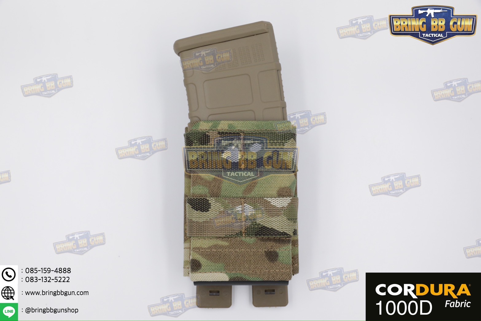 เพ้าแม็กกาซีนปืนยาว ทรง ESS รุ่น 5.56 (ซองแม็กกาซีนแบบเดี่ยว ESS รุ่น 5.56) (FAST 5.56 Single Soft Pouch)