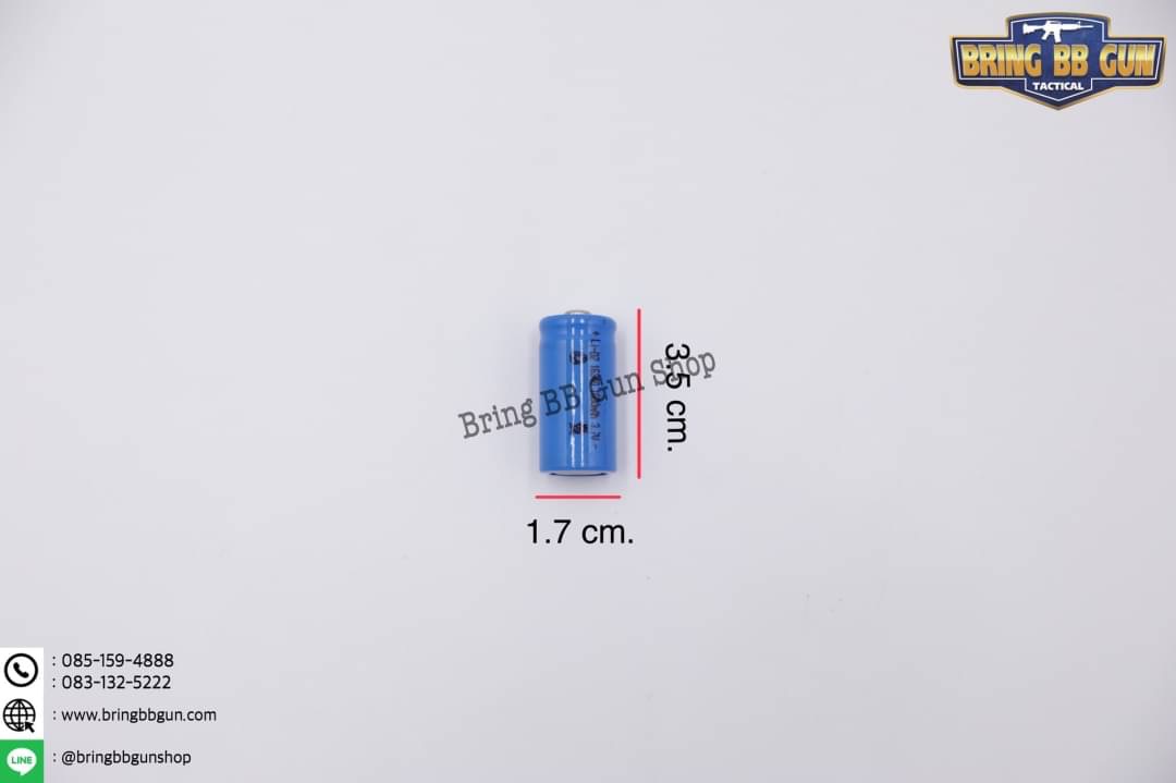 ถ่านชาร์จ CR123a / CR2 / 18650