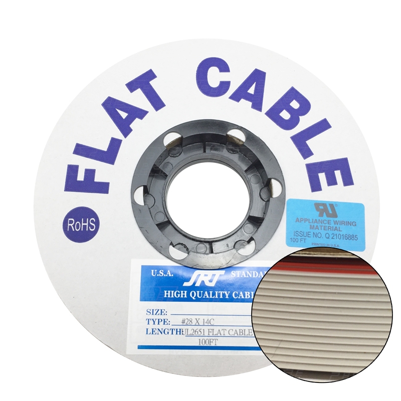 สายแพ สายไฟ สายมัลติคอร์ | 10-50C | WR1 | สีเทา | Ribbon flat cable gray | ม้วนละ 100 ฟุต