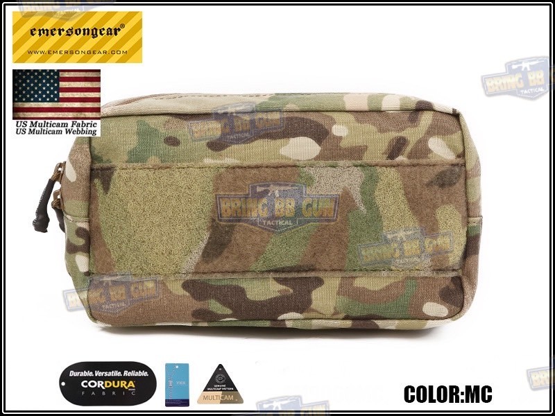 กระเป๋าจิงโจ้ติดเสื้อเวส ทรงสี่เหลี่ยม ยี่ห้อ Emerson (Emersongear Tactical Action Pouch) (Armor Carrier Drop Pouch) (Lower Accessories Pouch) (Drop Pouch)