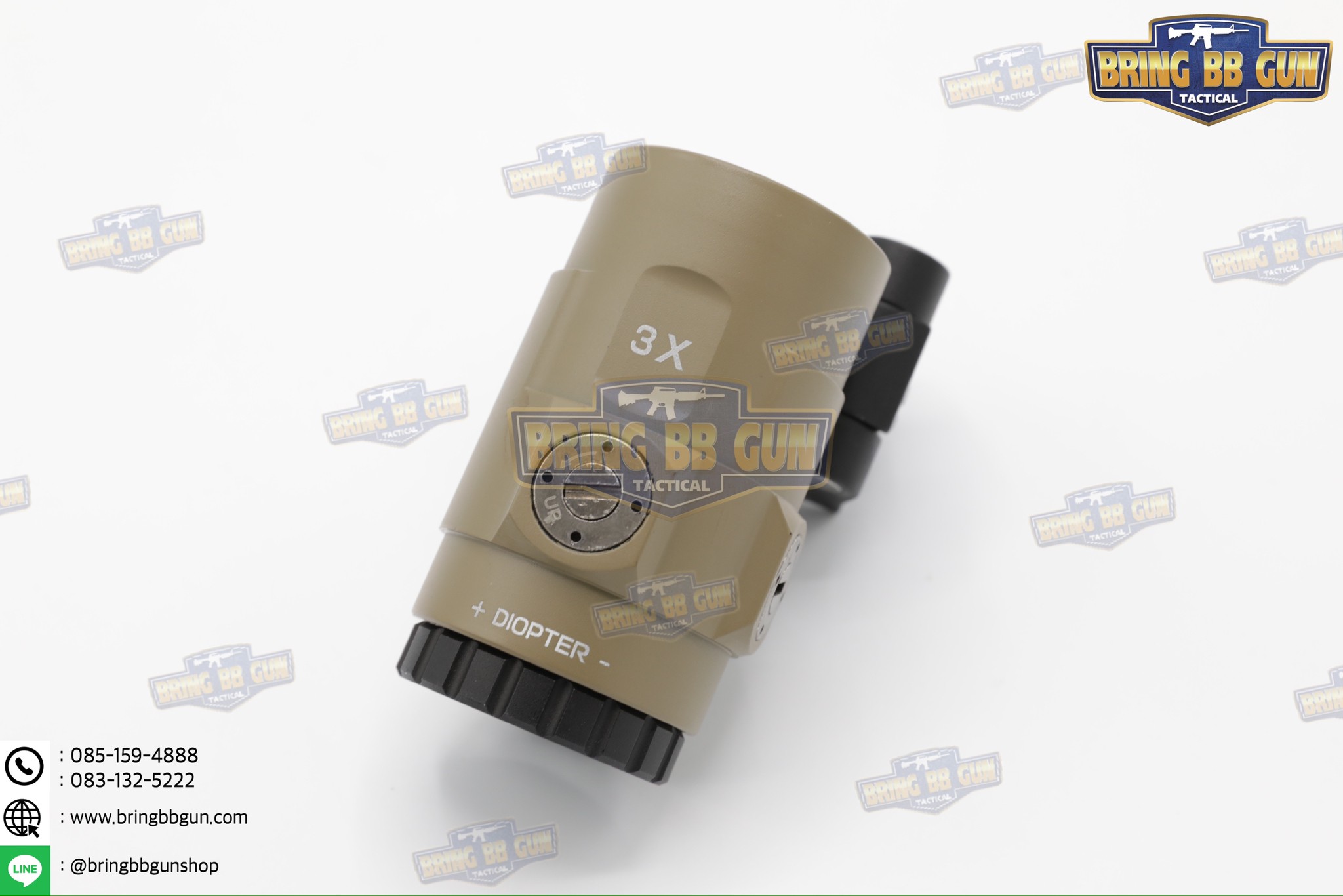 ซูมหลังดอท ทรง Trijicon (Trijicon 3x Magnifier for MRO HD)