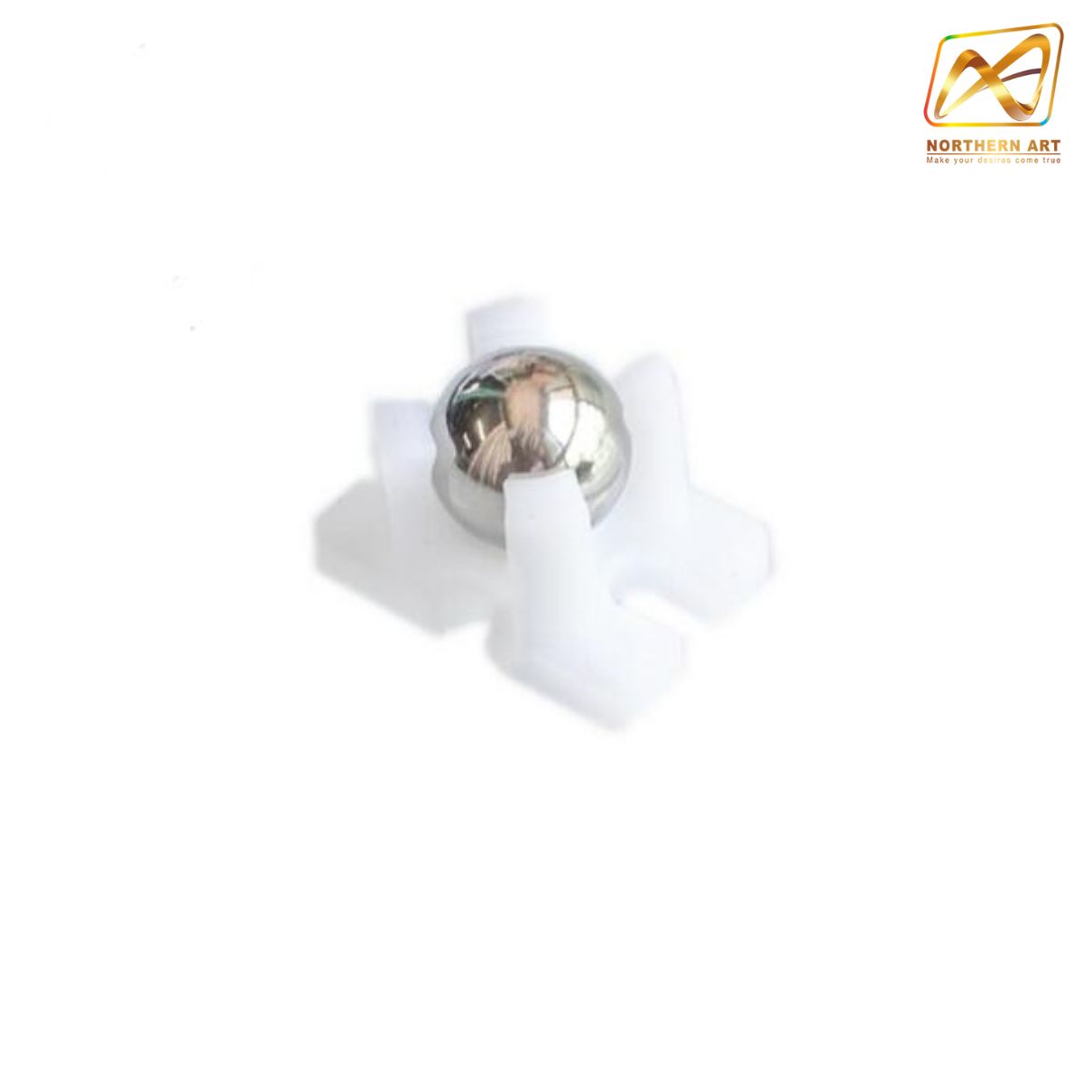 ล้อรอบทิศทาง Mini vacuum steel ball universal wheel