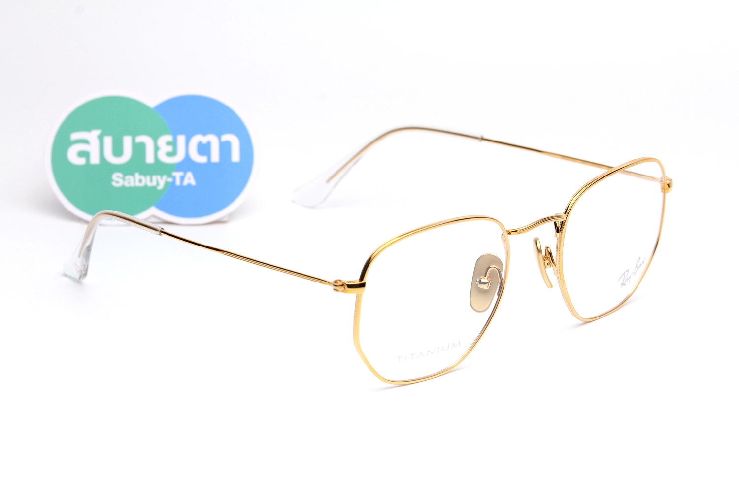 RayBan RX8148V 1225 HEXAGONAL TITANIUM COLLECTION