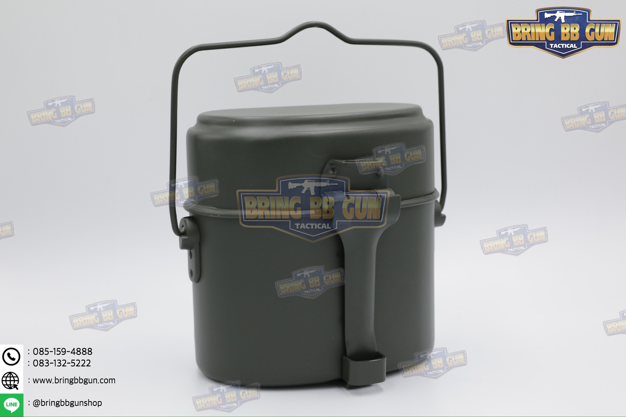 หม้อสนาม (ทรงเยอรมัน) (หม้อสนาม ทบ.) (หม้อสนามอเนกประสงค์) (เดินป่า)(เข้าค่าย)(Camping) (ทหารพราน)(ลาดตระเวน)(เขาชนไก่)