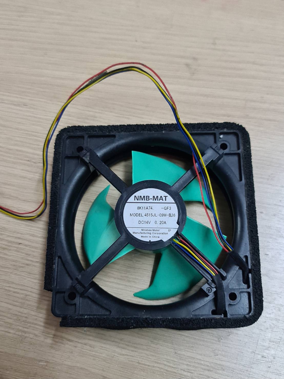 0000830 อะไหล่ตู้เย็น มอเตอร์พัดลมตู้เย็นโนฟรอส พานาโซนิค PANASONIC พัดลมตู้เย็น อะไหล่แท้