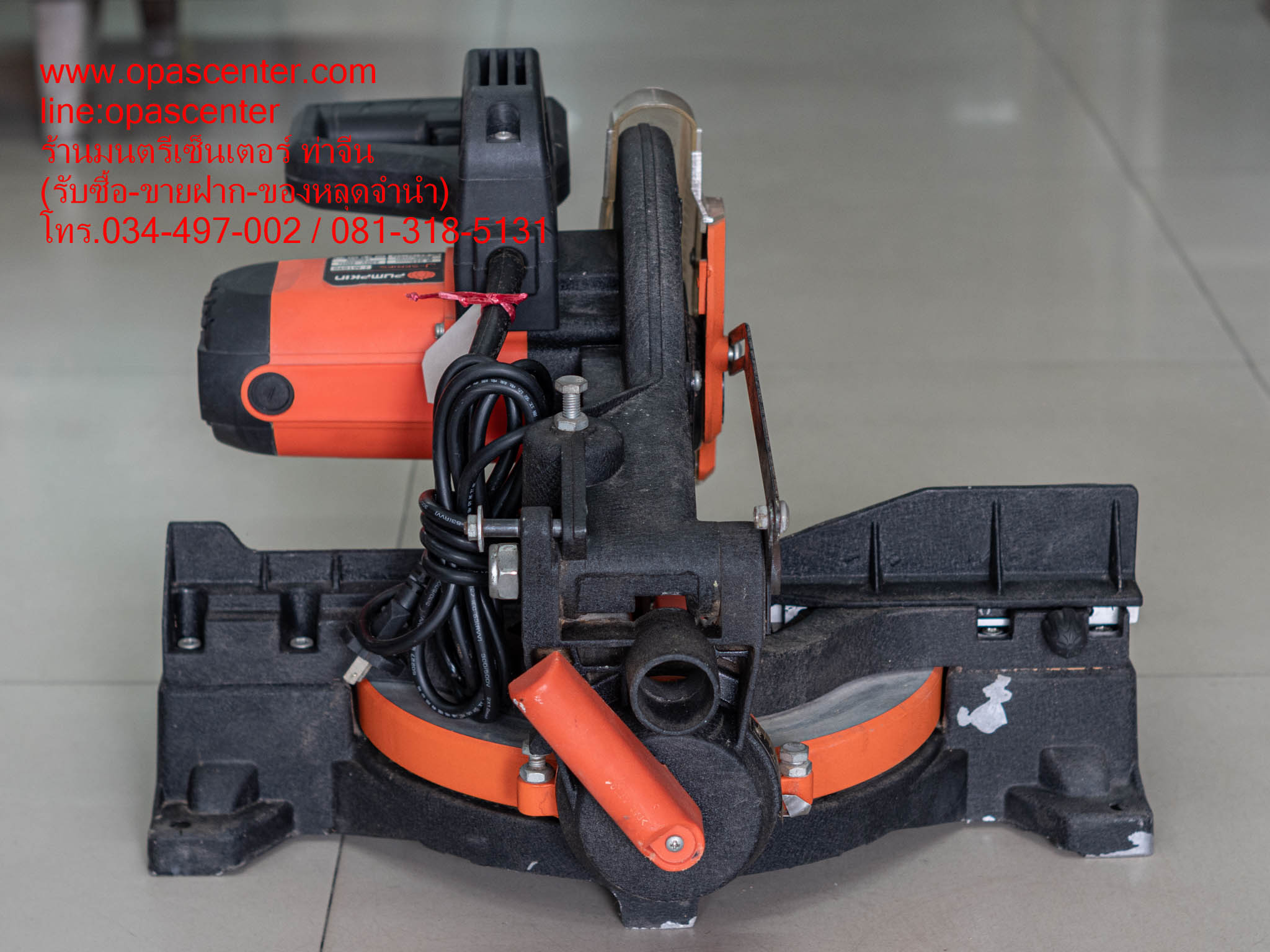 เลื่อยองศา PUMPKIN ขนาด 10 นิ้ว (1800วัตต์) รุ่น J-M1090 ของแท้ มือสอง สภาพใหม่