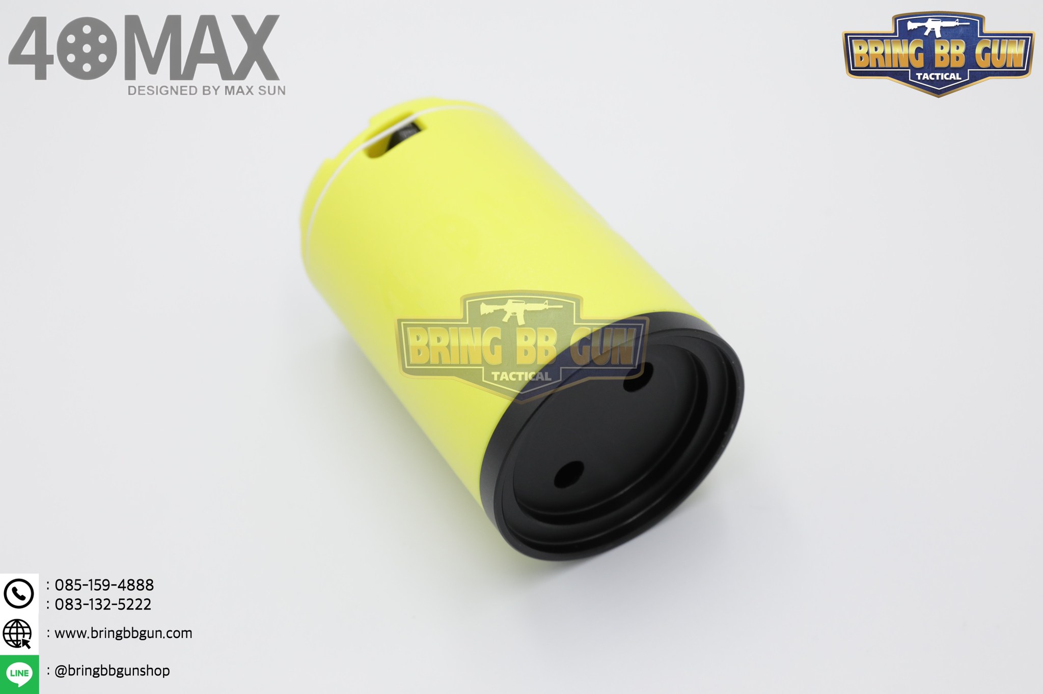 Airsoft Grenade ยี่ห้อ 40MAX (ระเบิดลูกกระสุนบีบีกันแบบอัดแก็ส)