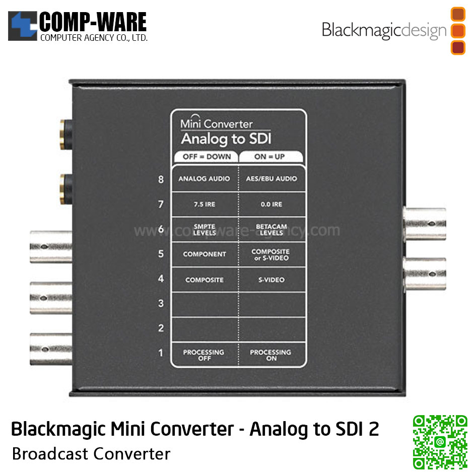 Blackmagic Mini Converter - Analog to SDI 2