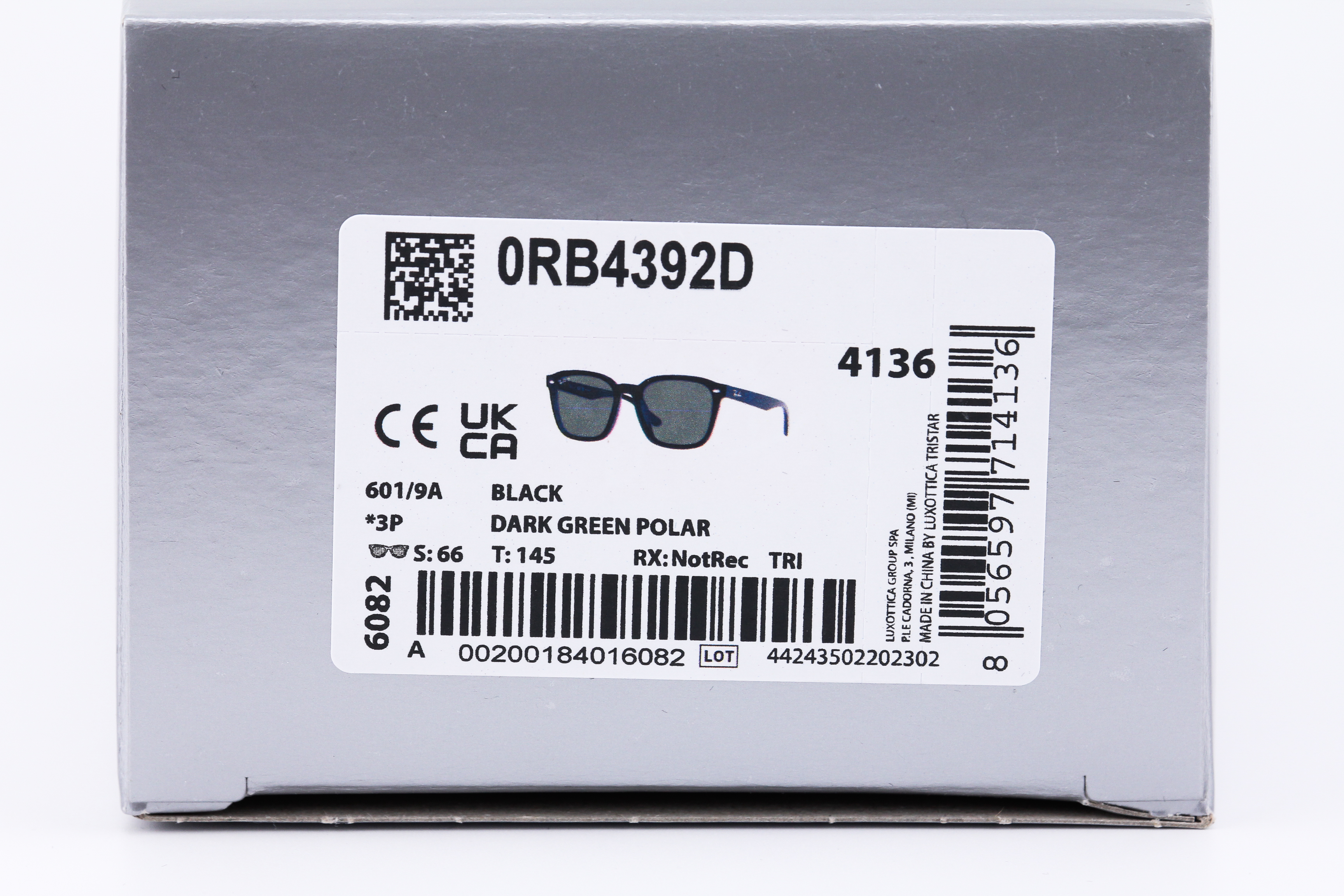 Rayban RB4392D 601/9A Polarized Lens