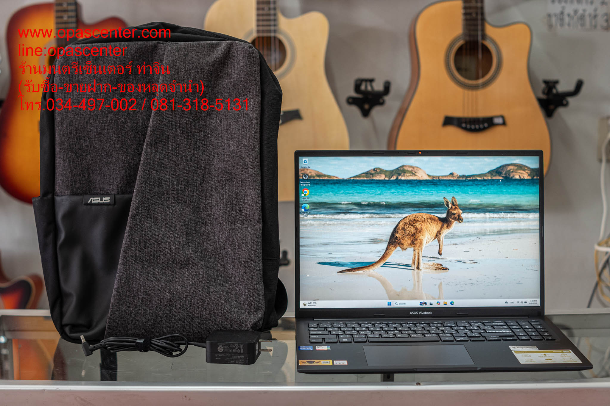โน๊ตบุ๊ค Asus Vivobook 16 X1605ZA-MB774WS Indie Black Core i7-12700H Ram 16GB SSD512 อุปกรณ์ครบ กระเป๋า ที่ชาร์ท สภาพใหม่ ประกันศูนย์ 09-2026