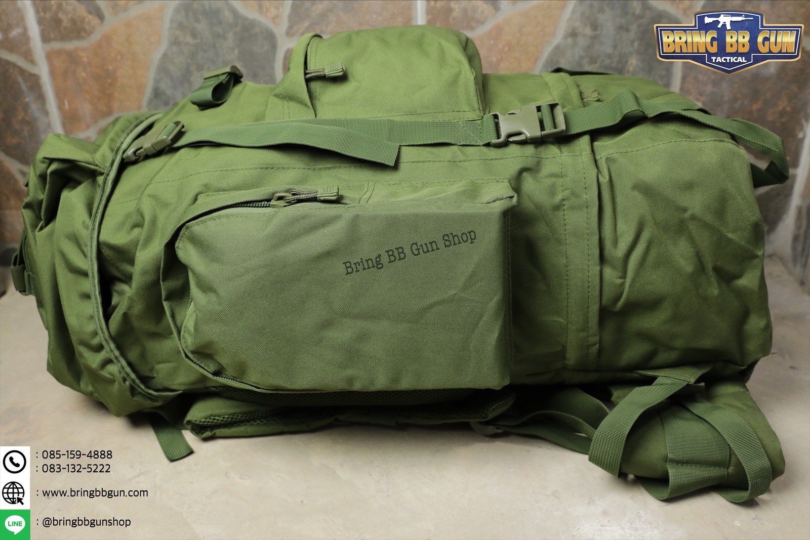 กระเป๋าเป้ รุ่นโครงเหล็ก