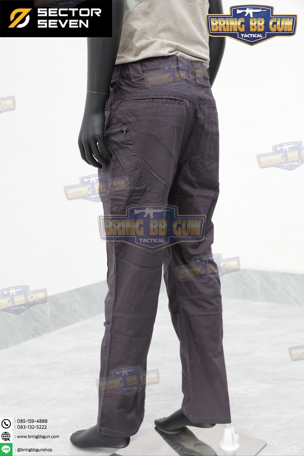 กางเกงขายาว Sector Seven รุ่น IX8C (ผ้าตาราง) (ผ้าบาง)