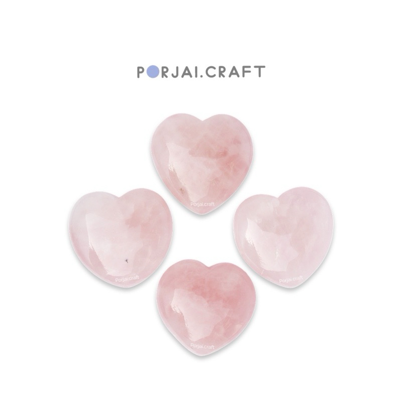 Rose Quartz Heart โรสควอตซ์หัวใจ