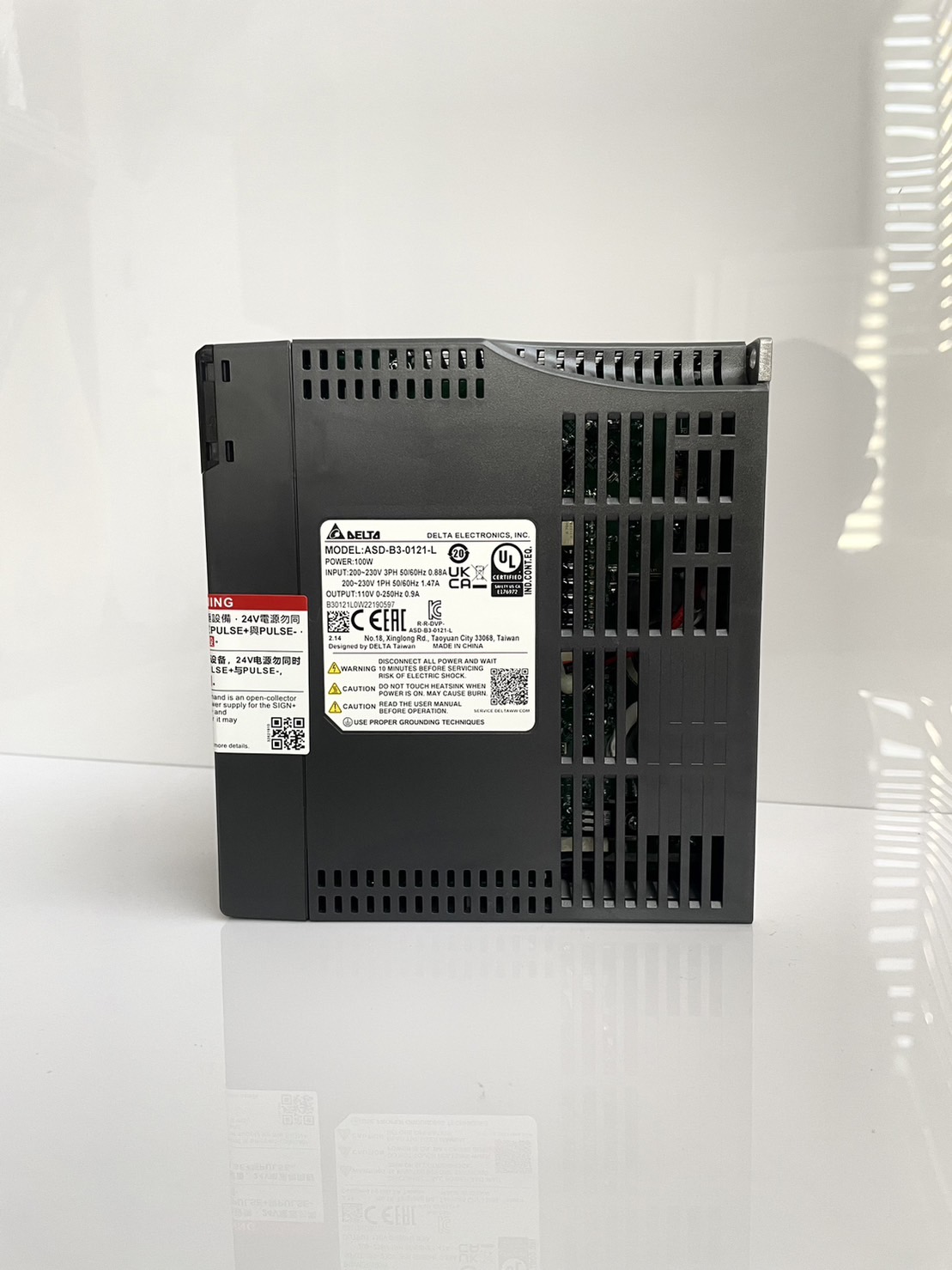 Delta AC Servo Drive ASD-B3-0121-L 100W 220V 3/1-Phase , close loop