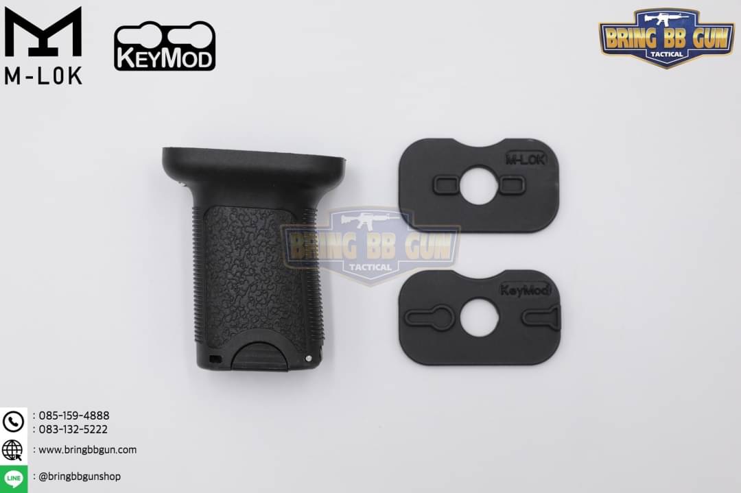 กริ๊ปมือหน้า TD รุ่น M-Lok/Keymod (BCM STYLE SHORT VERTICAL GRIP)