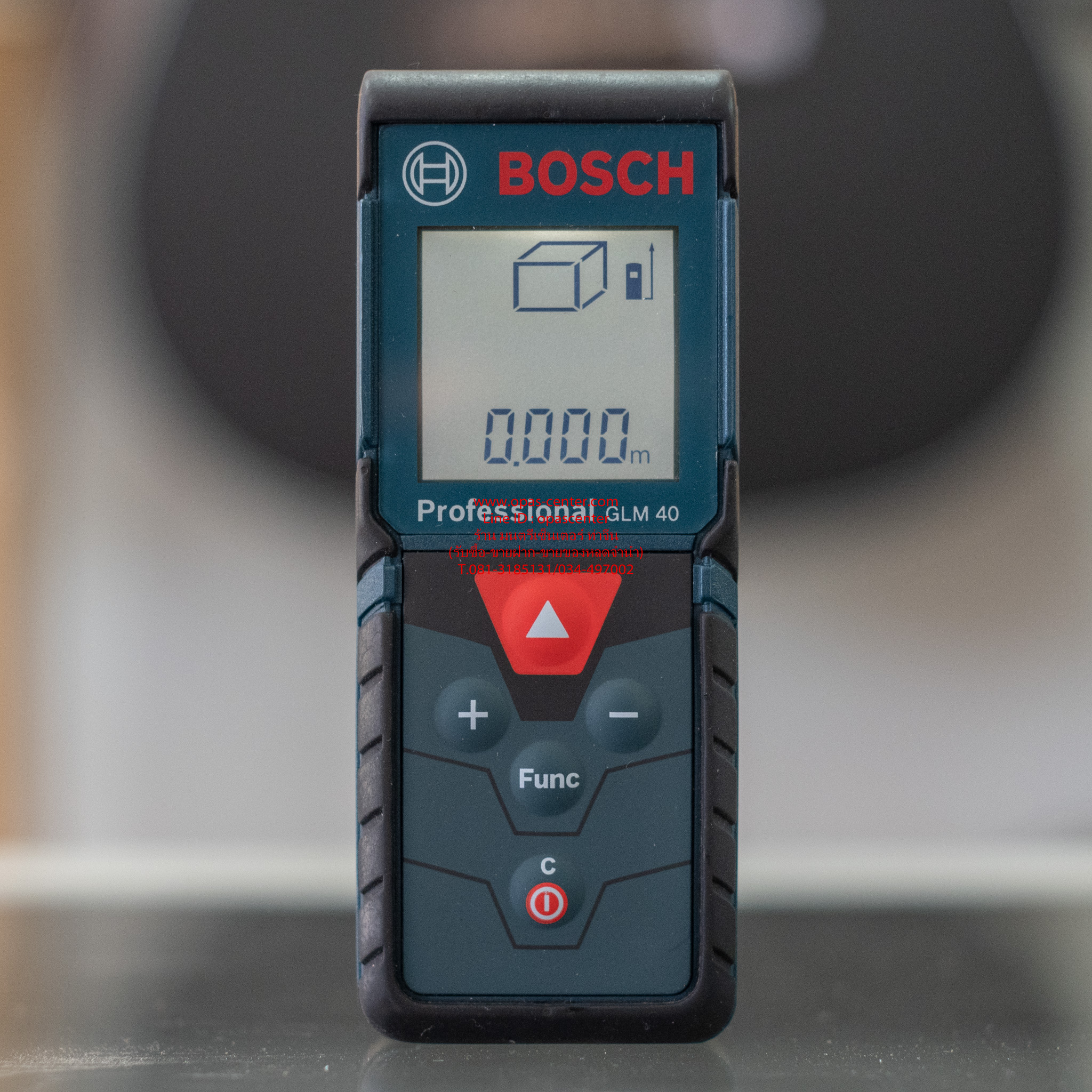 **ขายแล้ว**เครื่องวัดระยะเลเซอร์ BOSCH GLM 40 (40เมตร) ของแท้ สภาพใหม่