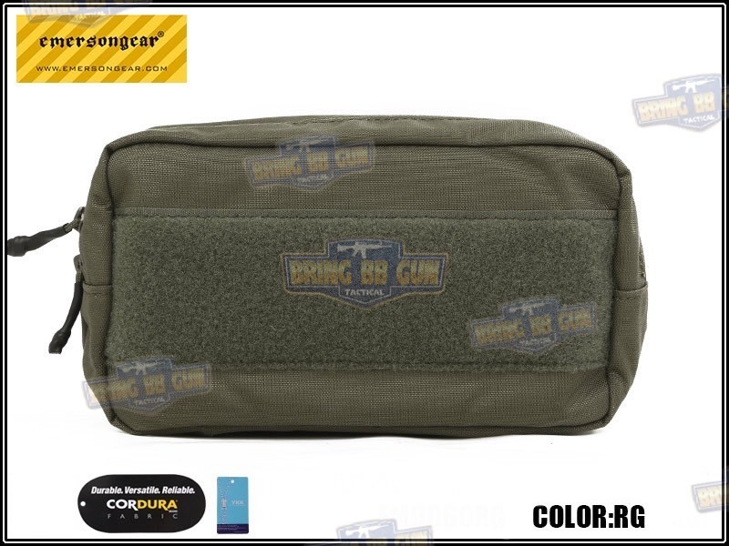 กระเป๋าจิงโจ้ติดเสื้อเวส ทรงสี่เหลี่ยม ยี่ห้อ Emerson (Emersongear Tactical Action Pouch) (Armor Carrier Drop Pouch) (Lower Accessories Pouch) (Drop Pouch)