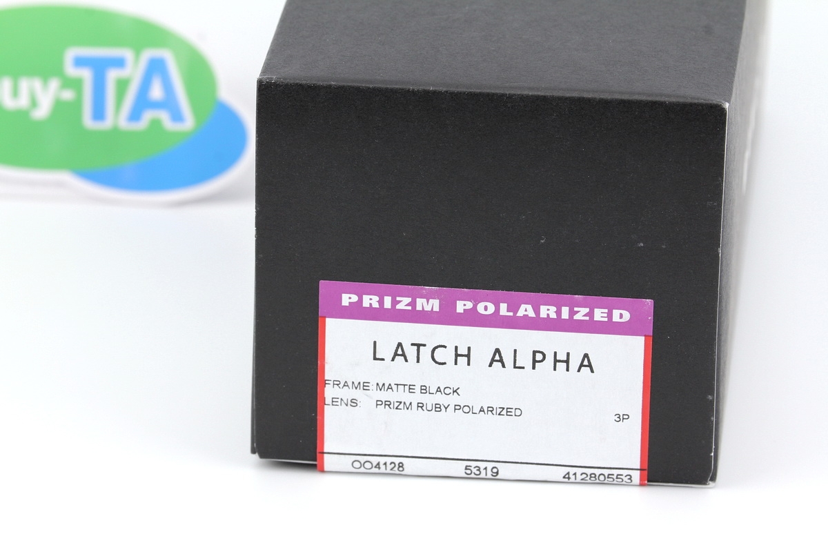Oakley LATCH ALPHA Prizm Ruby Polarized/Matte Black OO4128-05