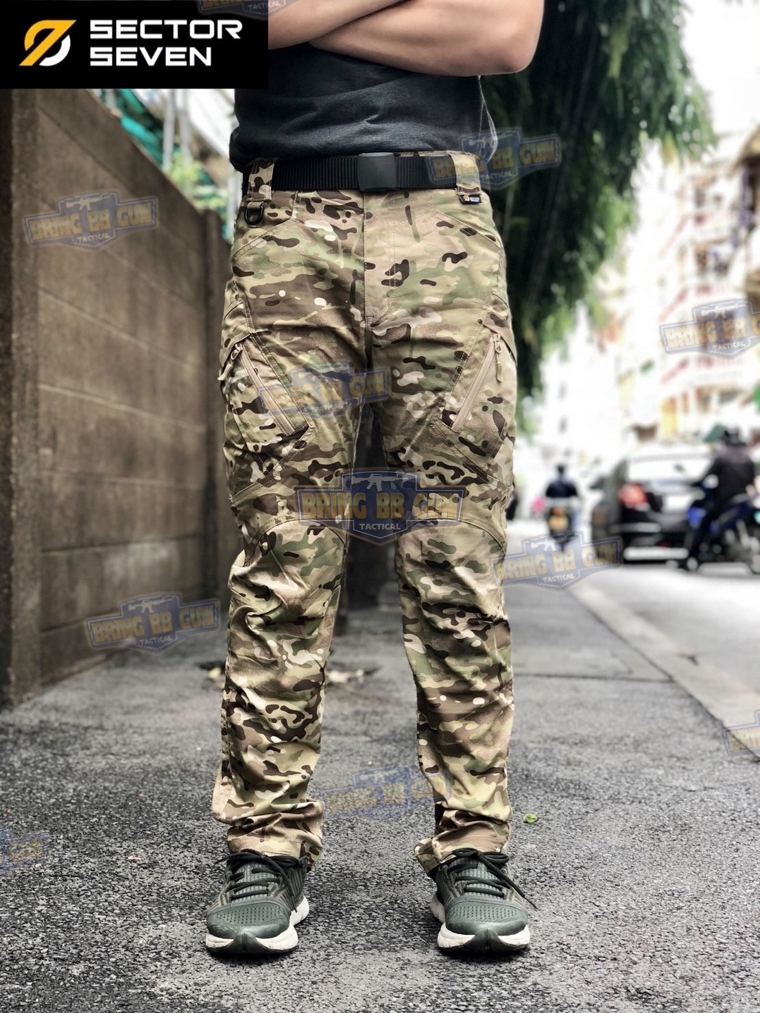 กางเกงขายาว Sector Seven รุ่น IX9C (ผ้าตาราง) (ผ้าบาง)