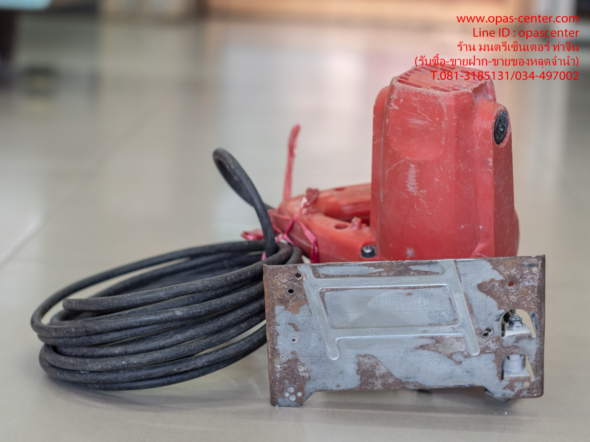 เครื่องตัดหินอ่อน ตัดน้ำ maktec MT412 (เครื่องกระเบื้อง 5") ของแท้ มือสอง สภาพดี สายไฟยาว 6 เมตร