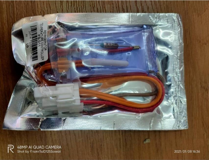 0000615 ไบเมนทอลตู้เย็นLG FS-011 เกรดแท้ เซ็นเซอร์อุณหภูมิ ตัวควบคุมละลาย LG Sensor อะไหล่ตู้เย็น