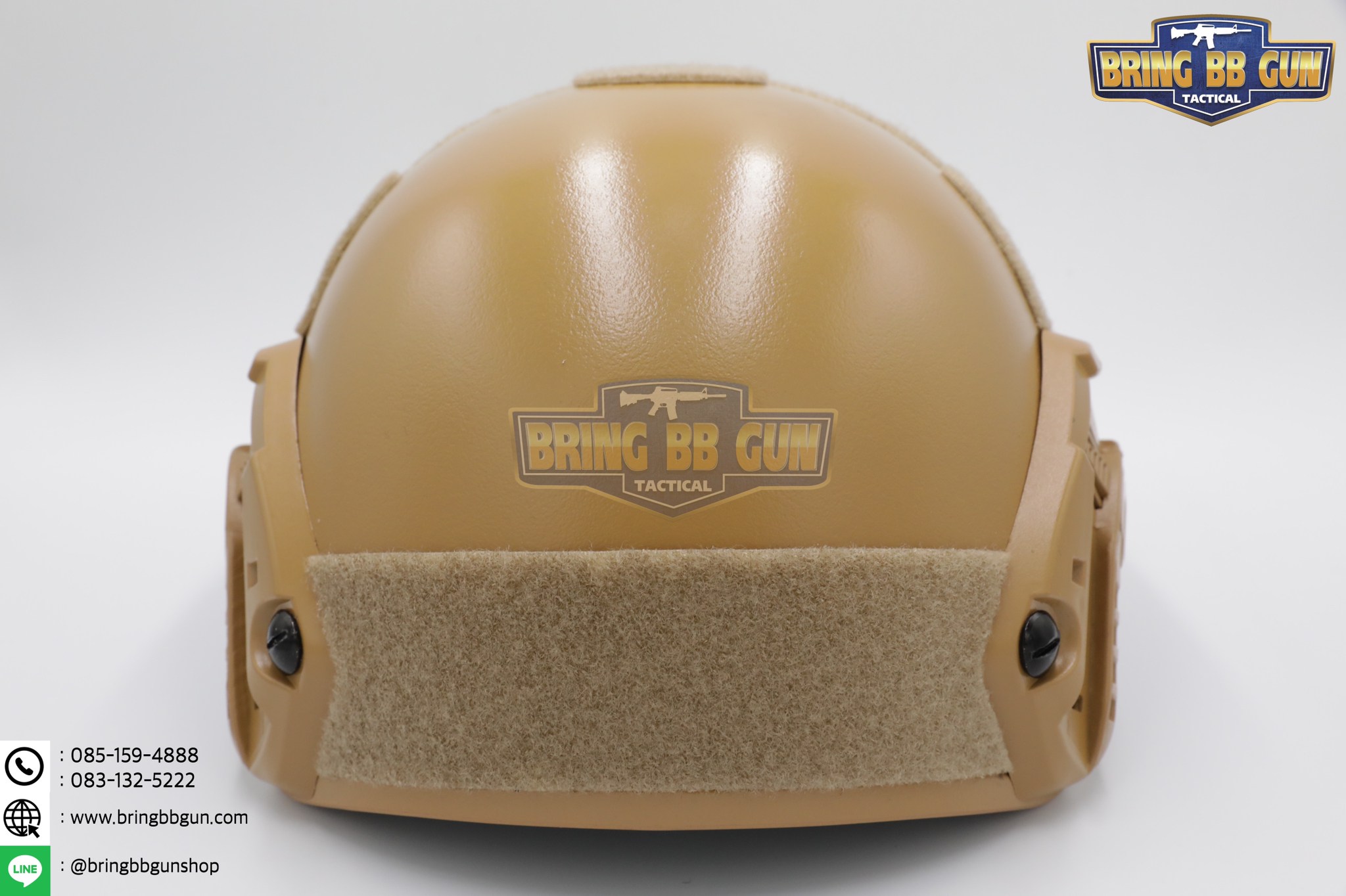 หมวก Fast (หมวกฟาส) (Fast Helmet MH type) รุ่น Strandard Version No holes