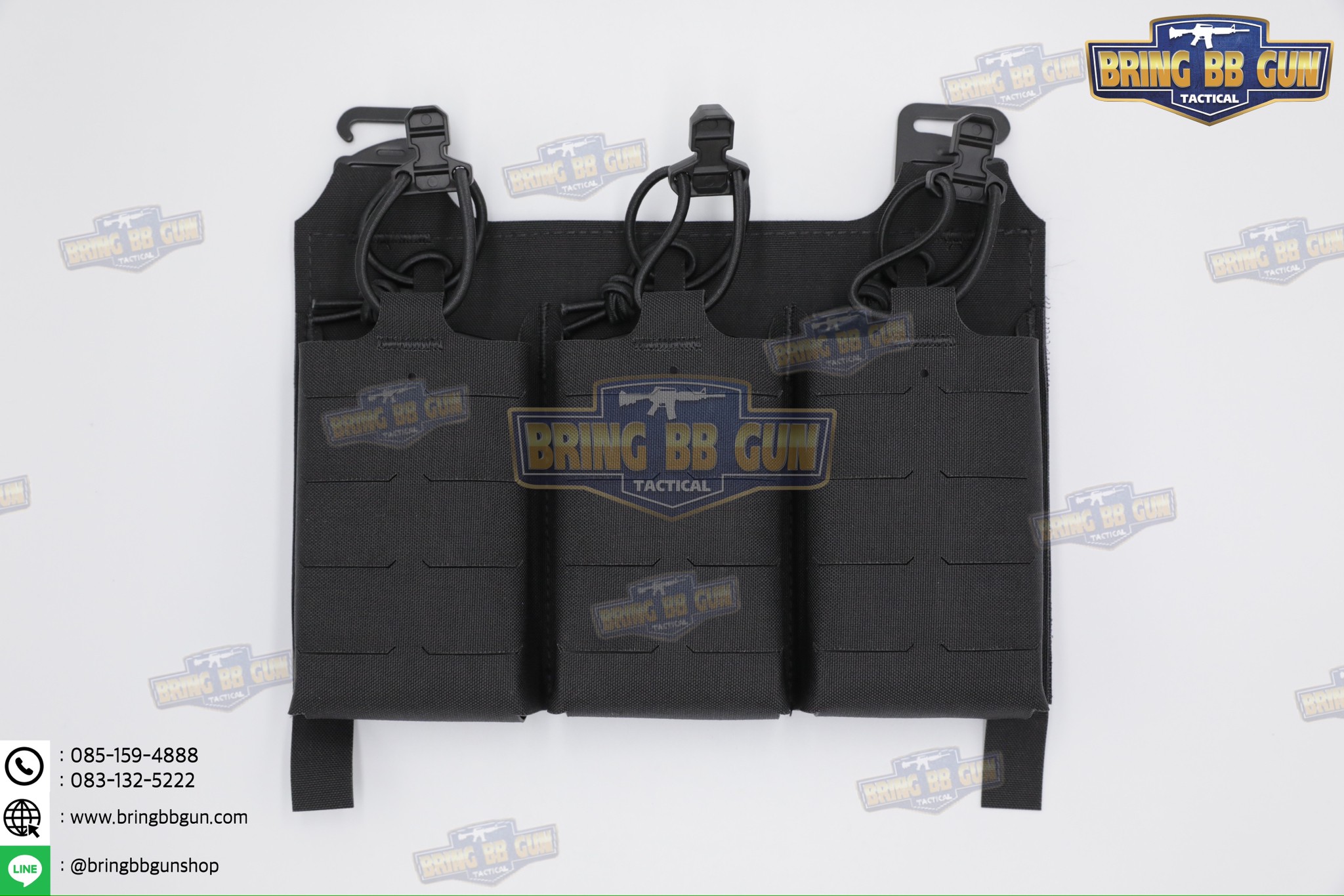 เพ้าแม็กกาซีน KTAR (5.56 แบบ3ช่อง) (V5 PC Triple Mag Plate) (G Buckle + Velcro) (Ferro Concepts KTAR Front Flap) (KTAR Front Flap)