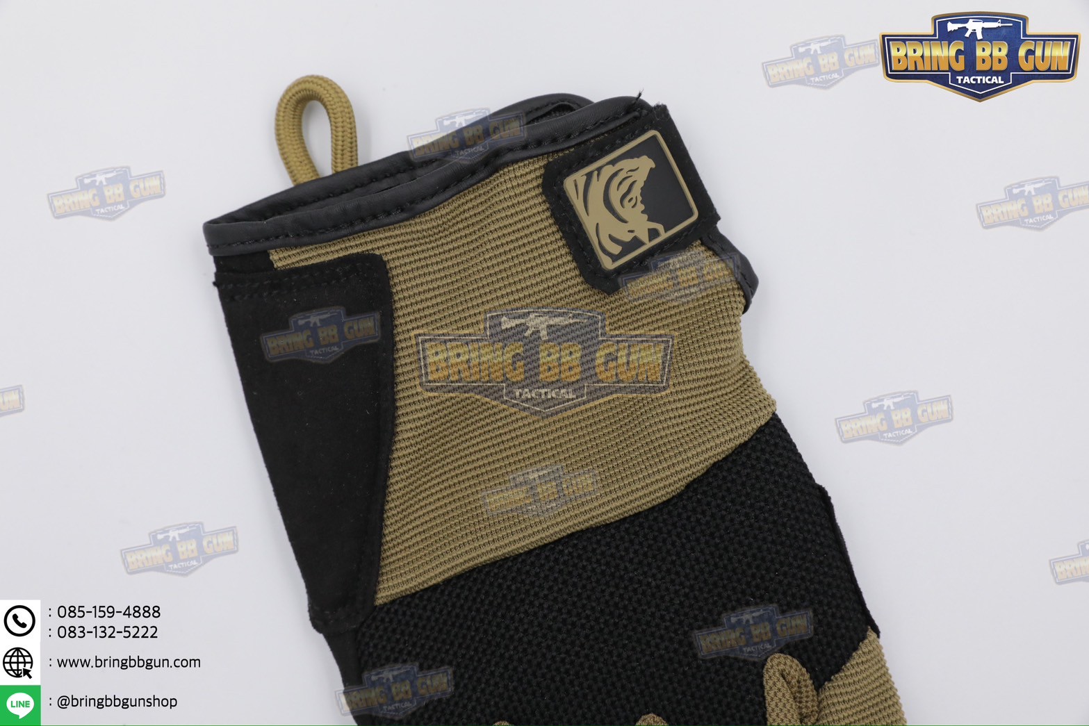 ถุงมือเต็มนิ้ว ทรง Alpha (Tactical Glove) (ถุงมือหมูป่า) (Full Dexterity Tactical Glove)