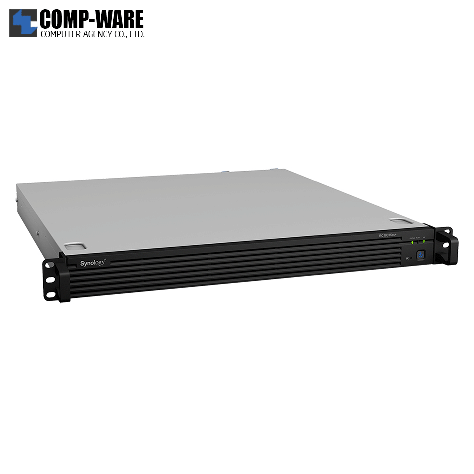 Synology RackStation (1U 12-Bay) RC18015xs+ (8GB ECC RAM up to 32GB) Intel Xeon E3-1230 v2 Quad-Core w/Rail Kit RKS1317, No HDD