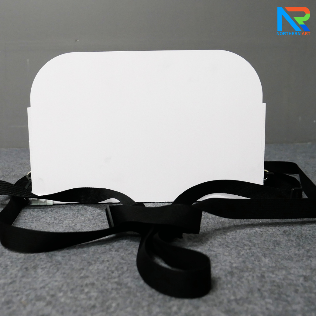 SAMPLING MOBILE TRAY ถาดแจกเคลื่อนที่ ขนาด (W)40 x (D)30 x (H)23 cm. พร้อมสายคล้องคอ