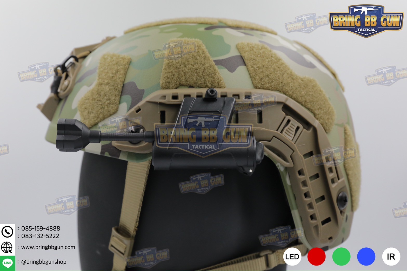 ไฟฉายติดหมวก MPLS Charge 4.0 (Military Helmet Light System) (ไฟฉายติดหมวกทรงPrinceton Tec)