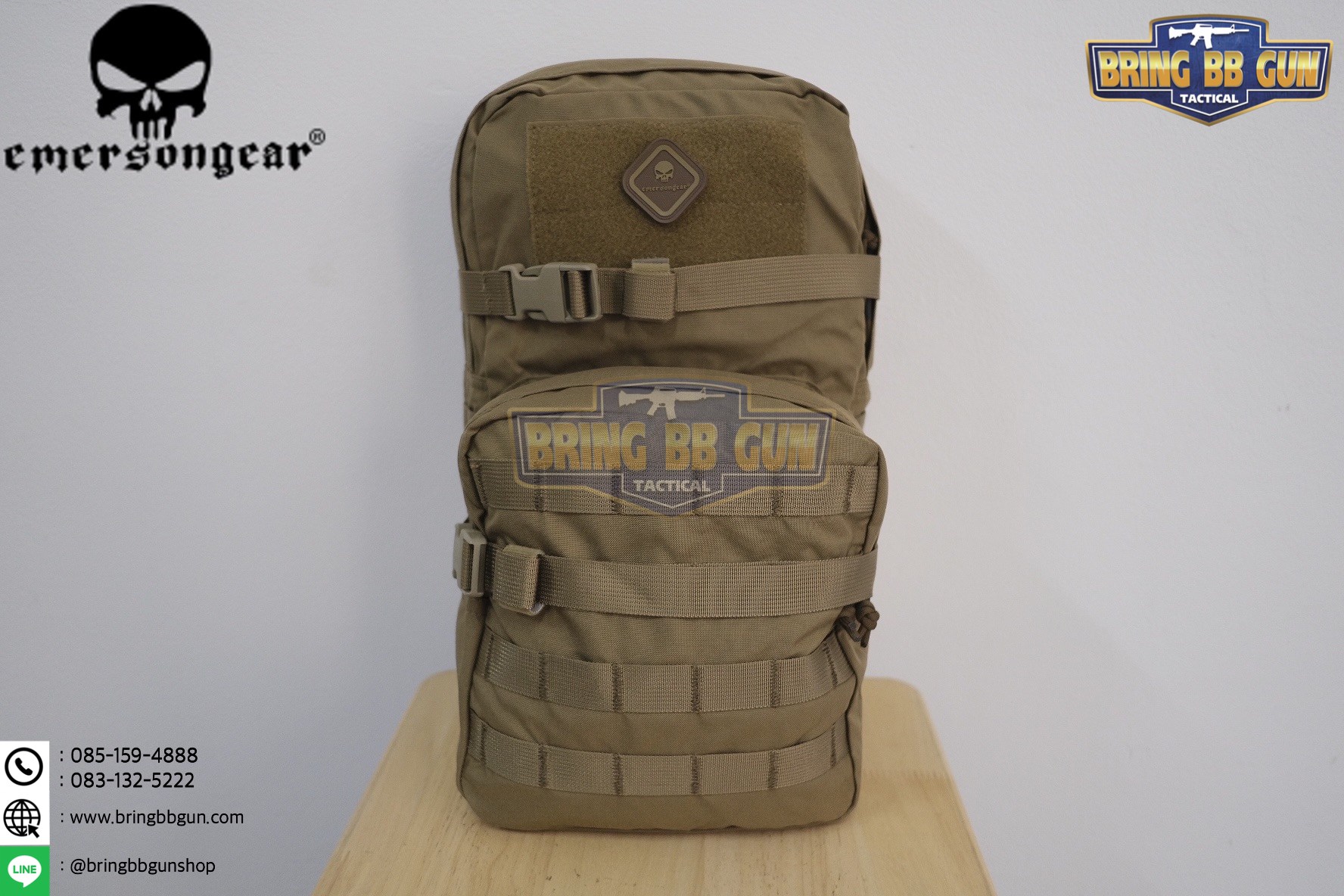 กระเป๋าติดเวส Modular Assault Pack w 3L Hydration (Modular Assault Pack w 3L Hydration Bag) ยี่ห้อ Emerson