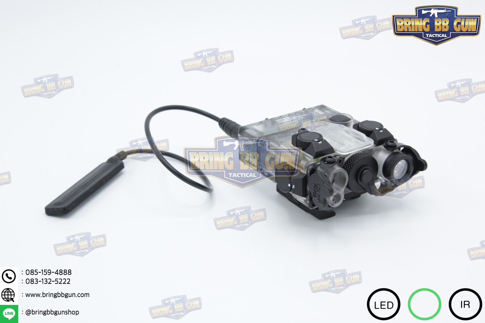 กล่องANPEQ-15A รุ่น DBAL-A2 บอดี้พลาสติก (Dual Beam Aiming Laser - Advanced2)