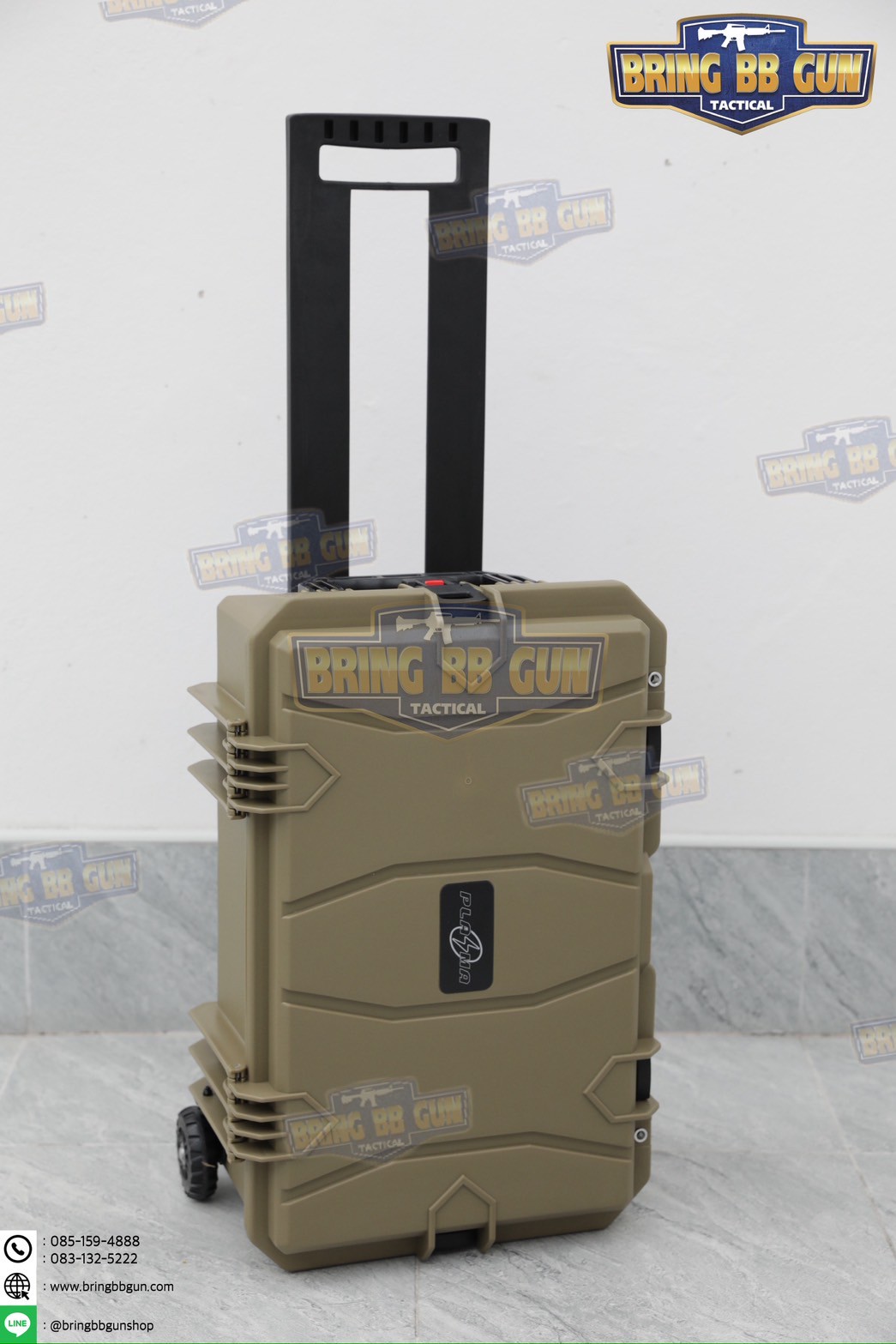 กล่องปืนสั้นแบบมีล้อลาก Plasma Case รุ่น P05 (SW1022C-R) (เคสกันกระแทรกแบบมีล้อลาก Plasma) (กล่องกันกระแทก)