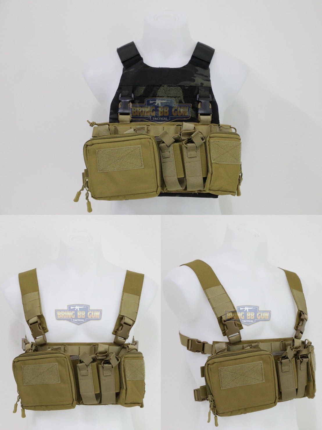 เอี่ยม M4 Chest Rig สายโยงบ่า