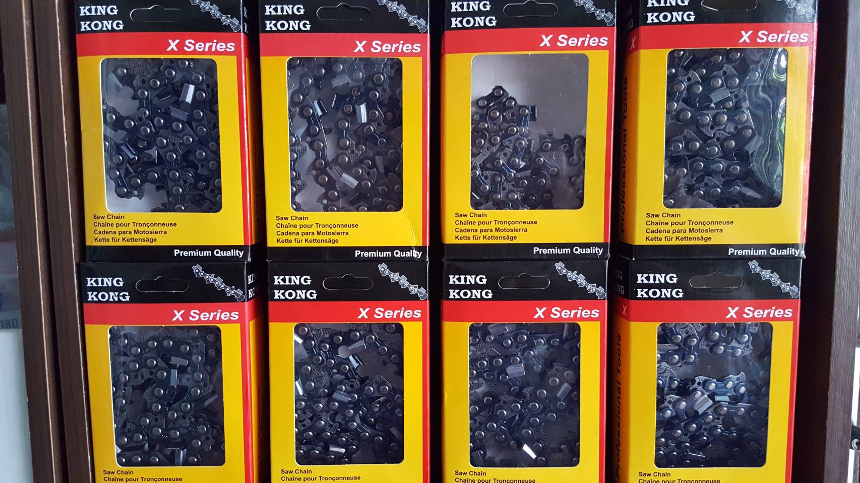 โซ่เลื่อยยนต์ 12" นิ้ว 3/8P 22.5 ฟัน ฟันเหลี่ยม ข้อเล็ก KING KONG (ใช้กับบาร์ 12 นิ้ว)