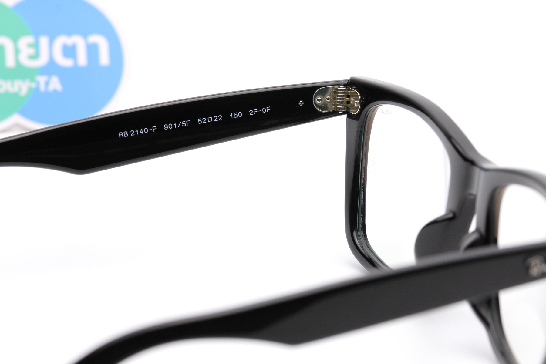 RayBan Wayfarer Clear Evolve RB2140F 901/5F 52mm.