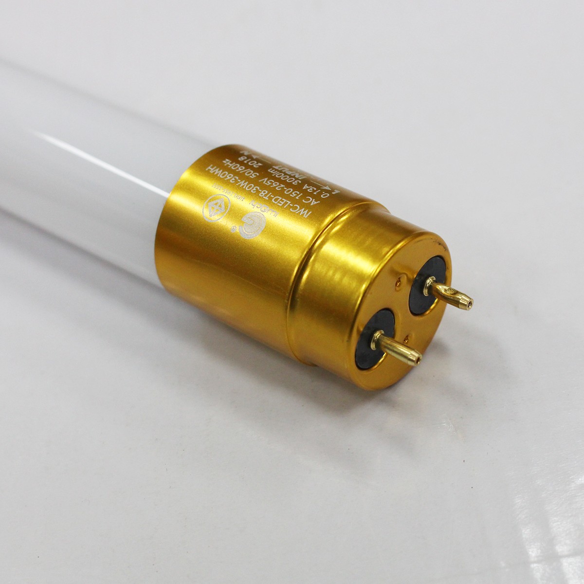 หลอดนีออน(ขั้วสีทอง)IWC-LED-T8-30W-360-WH-3000LM แสงขาว