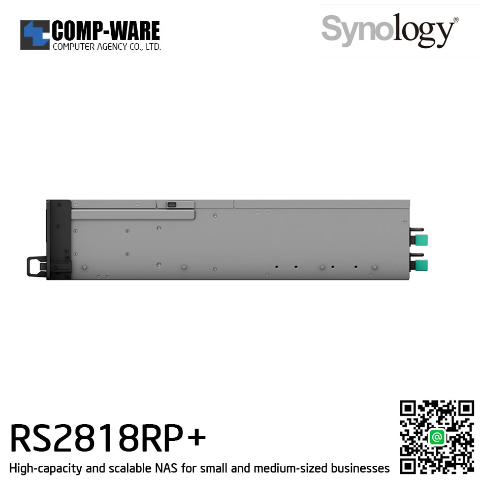 Synology RackStation (4U 16-Bay) RS2818RP+ (4GB RAM up to 64GB) Intel Atom Quad-Core Redundant Power Supply w/Rail Kit RKS1317 , No HDD