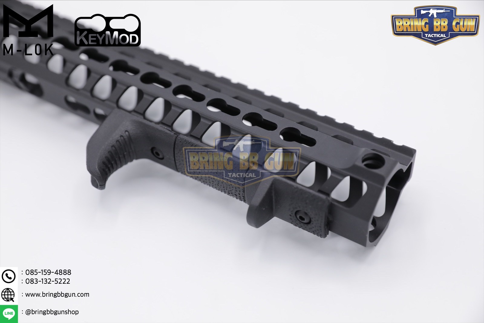 กริ๊ปมือ M-lok/Keymod Hand Stop Kit (M-Lok/Keymod Hand Stop Kit) (ใช้ได้กับชุดหน้าทั้งระบบราง M-Lok และ ระบบ ราง Keymod)
