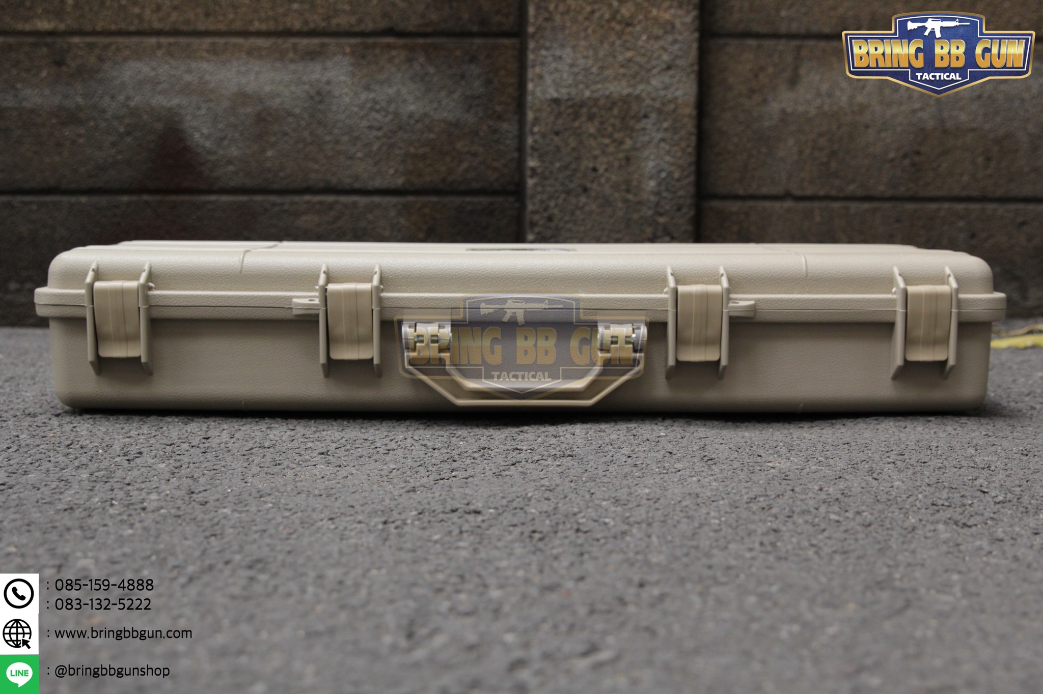 กล่องปืนยี่ห้อ Solid Case (Hard case) ขนาดภายนอก : 85*32*14 cm. ขนาดภายใน : 82*28.5*14 cm.