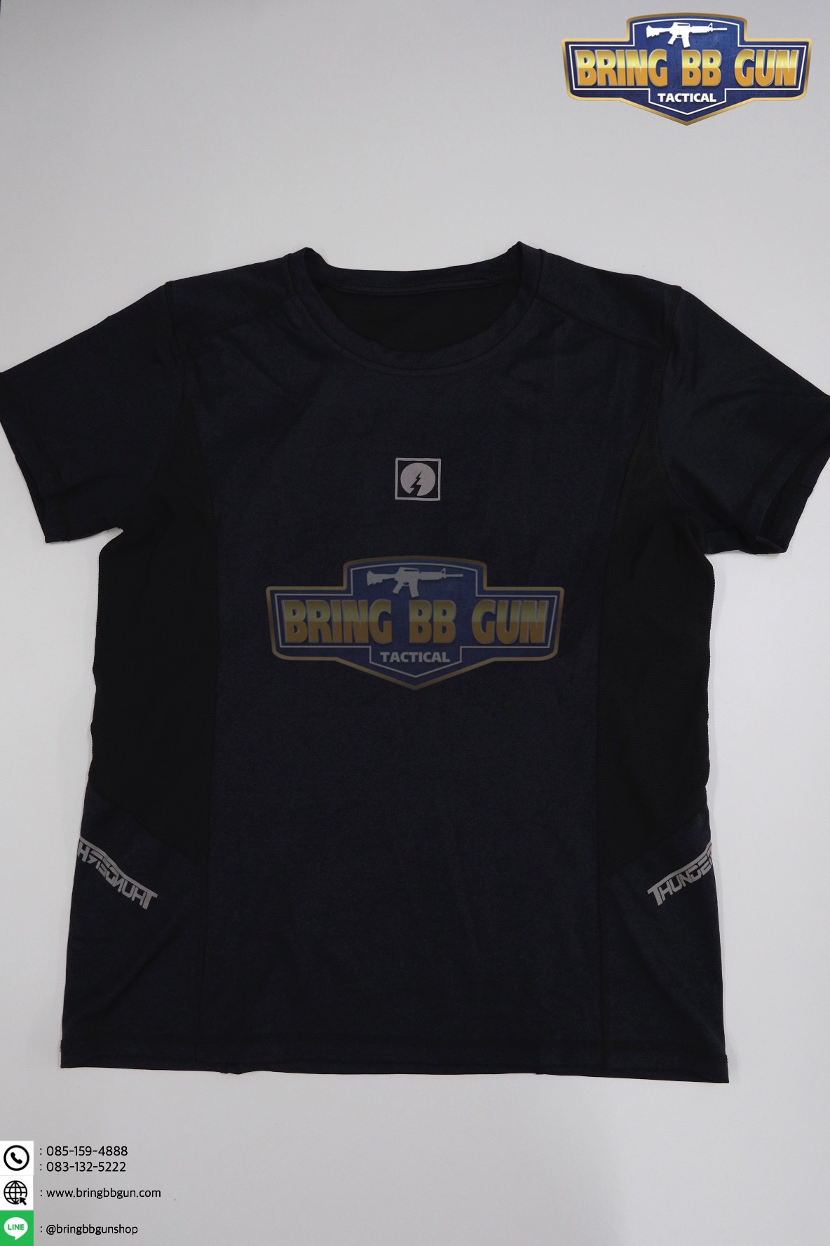 เสื้อยืดคอกลม ยี่ห้อ Thunderhead รุ่น แขนสั้น (เสื้อ IPSC , IDPA) (เสื้อแคมป์ปิ้ง) (เสื้อเดินป่า) (เสื้อออกกำลังกาย)