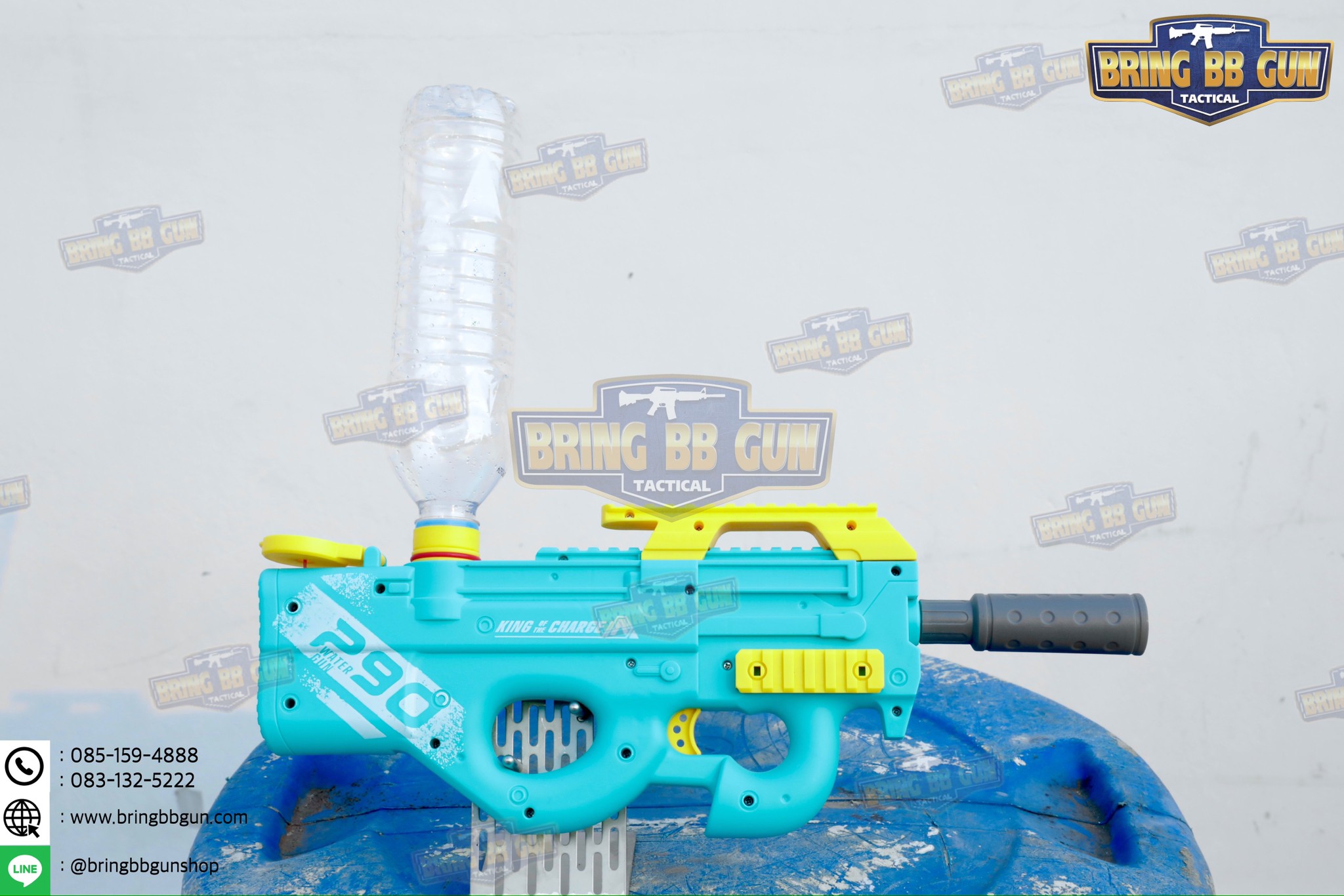 ปืนฉีดน้ำไฟฟ้า รุ่น P90 (ปืนฉีดน้ำของเล่น) (ปืนฉีดน้ำอัตโนมัติ) (ยิงได้ต่อเนื่อง)