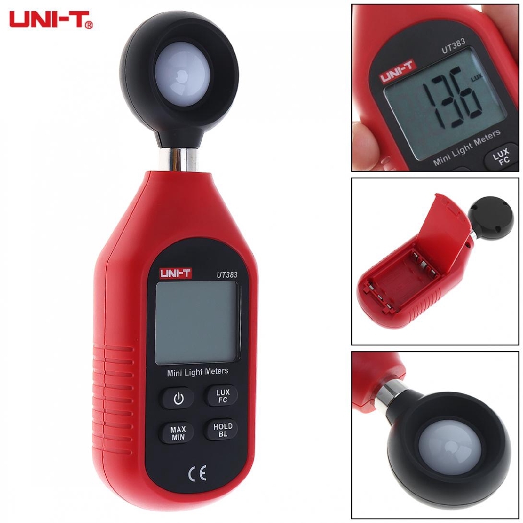 UNI-T UT383 Mini Light Meter เครื่องวัดมิเตอร์ขนาดเล็ก เป็นมิเตอร์วัดแสงขนาดเล็ก